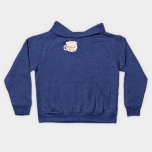 Coral Rose Chamber Pot Kids Hoodie